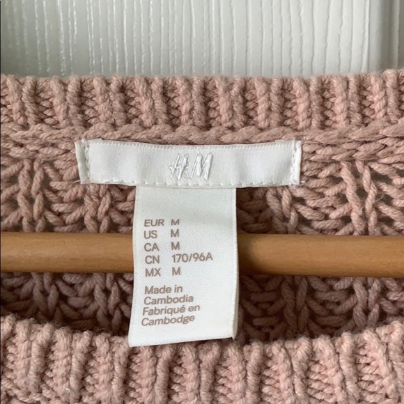 H&M Pink Blush Hi-lo Sweater - Picture 5 of 6